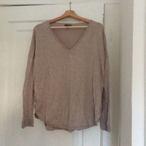 Beige express sweater